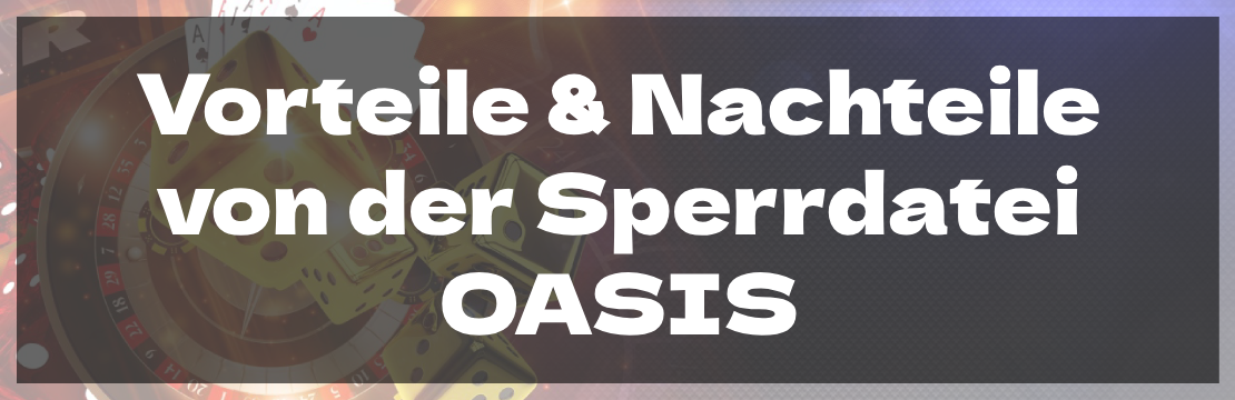 online casino trotz oasis sperre